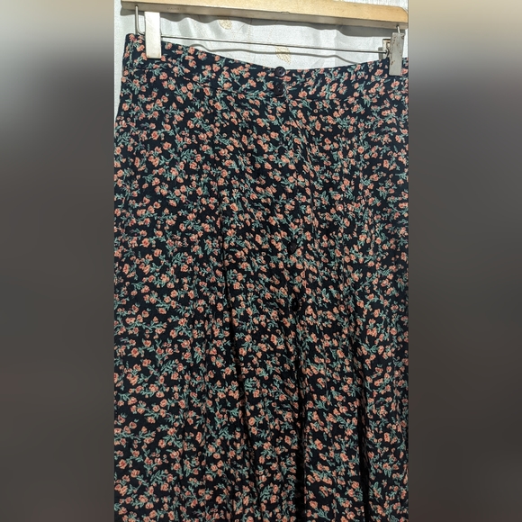 Vintage floral button down maxi dress SZ MED - Picture 3 of 8